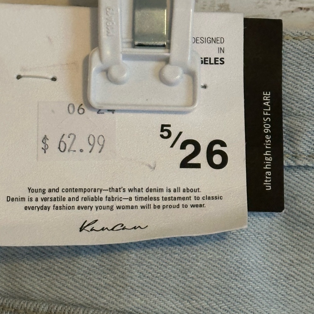 KanCan Light Blue Distressed Flare Jeans - Picture 9 of 10